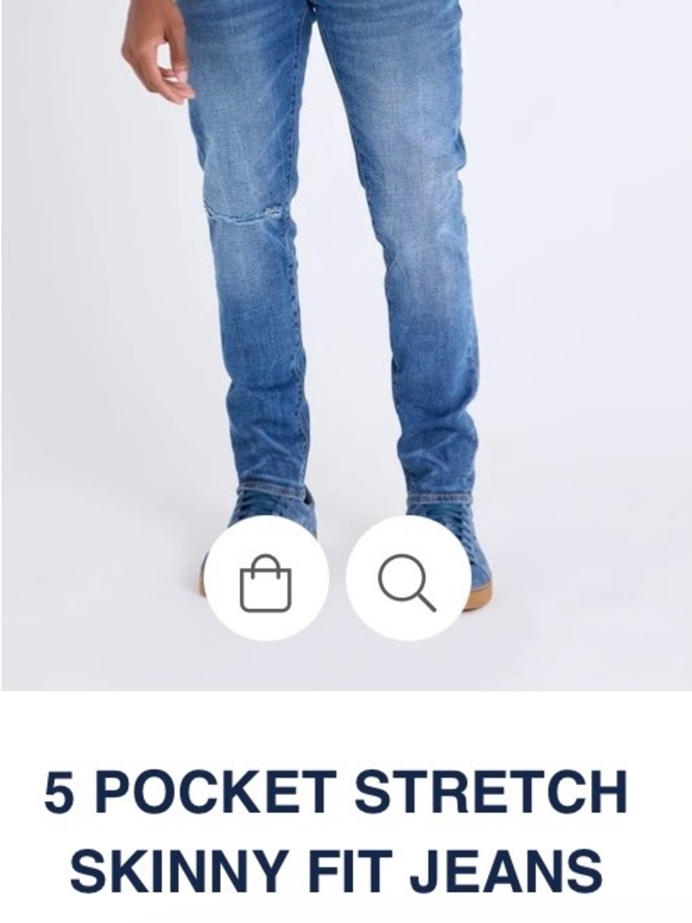 U.S. Polo Assn. Men’s Slim Straight Jeans - Light Blue Wash 38 x 32